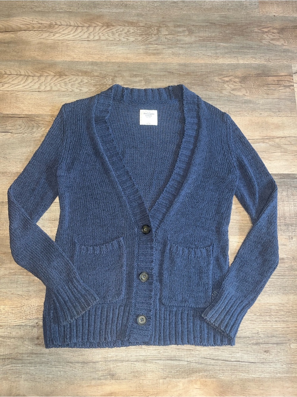 Abercrombie & Fitch Navy Cardigan size L